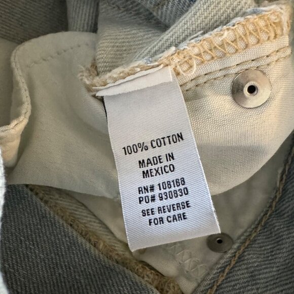 High-Waisted Light Wash Denim Shorts By RSQ Size M Womens Casual Rolled Cuff - Picture 11 of 12